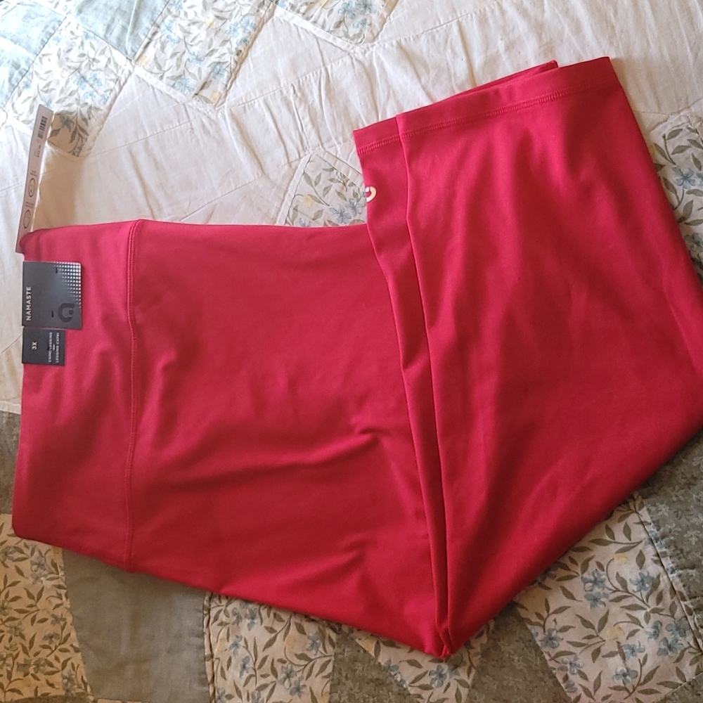 COPY - 2/$30 Hyba namaste Capri leggings 3xl